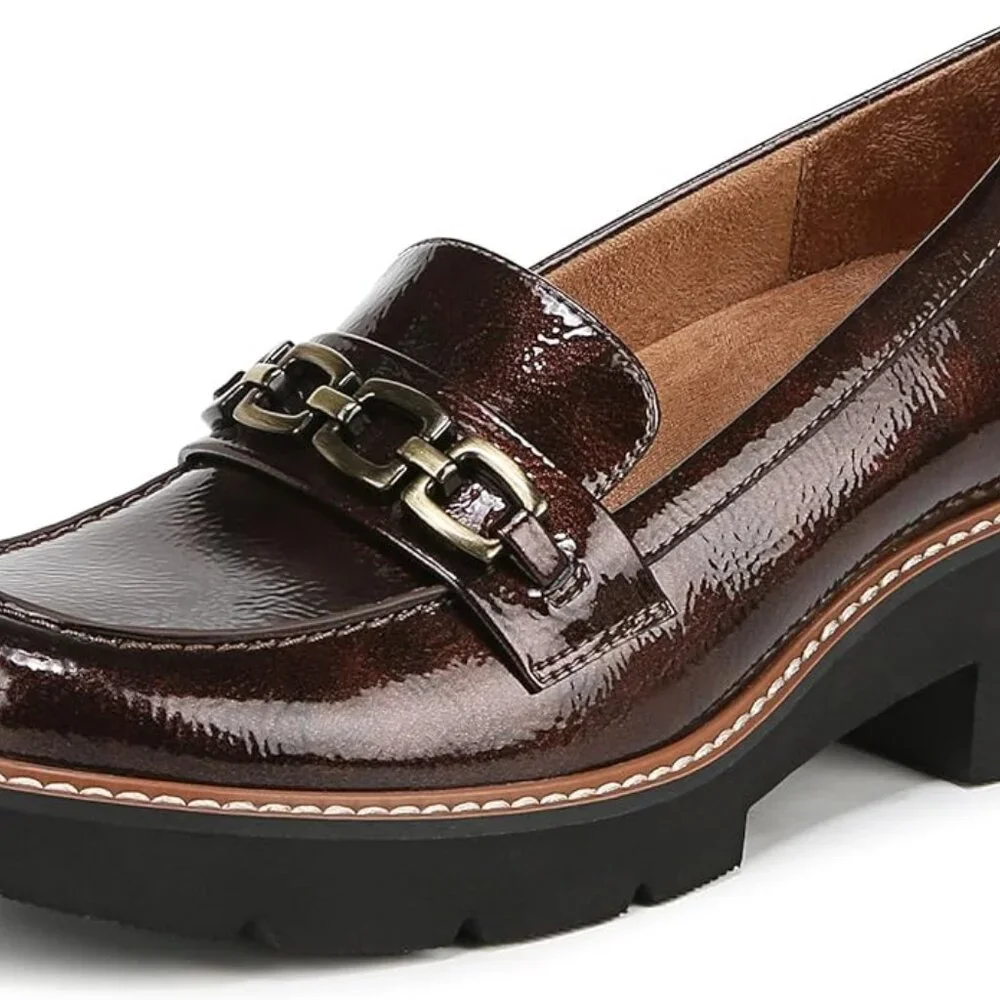 🖤 Naturalizer Women’s Cabana Lug Sole Slip-On Loafer - Size 7.5 🖤 - Picture 14 of 15